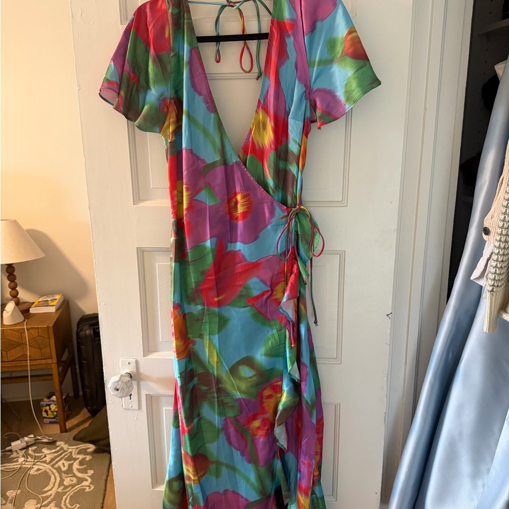 ASOS Design Multicolor Tie-Dye Dress